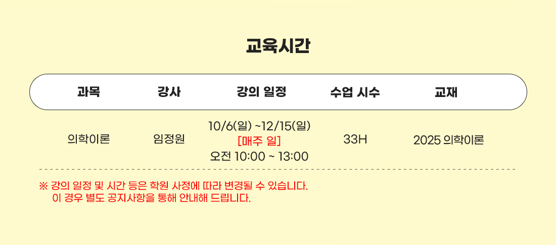 신체손사 의학이론