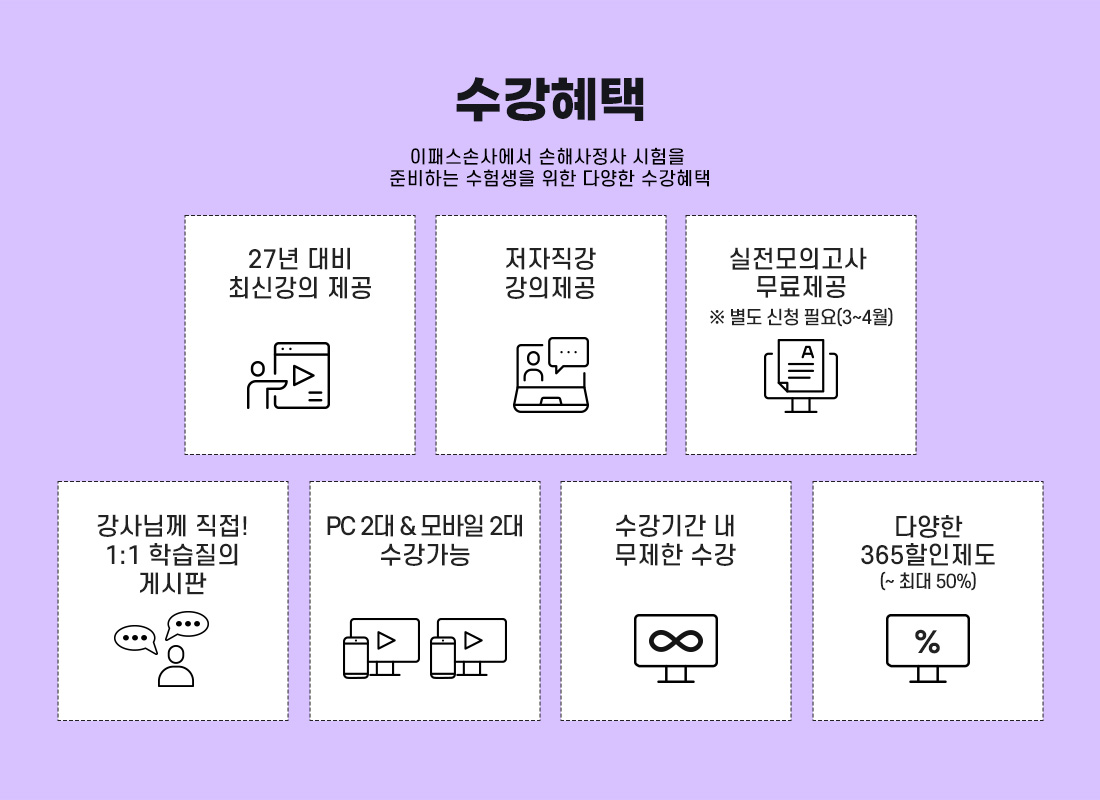 2027년 시험대비 손해사정사 1차 기본이론 종합반
